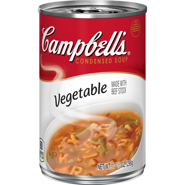 Campbells Campbell's Condensed Soup Red & White Vegetable 10.5 oz. Can, PK12 - 000017965
