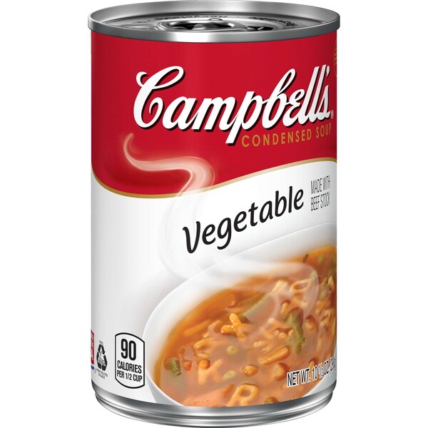 Campbells Campbell's Condensed Soup Red & White Vegetable 10.5 oz. Can, PK12 - 000017965