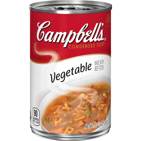 Campbells Campbell's Condensed Soup Red & White Vegetable 10.5 oz. Can, PK12 - 000017965