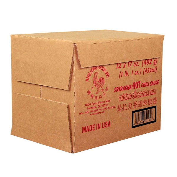Huy Fong Huy Fong Sriracha Chili Sauce 17 oz., PK12 - HF SR17