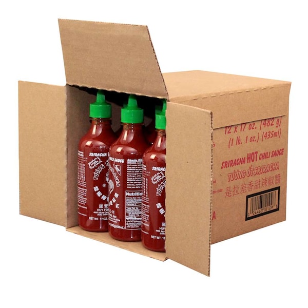 Huy Fong Huy Fong Sriracha Chili Sauce 17 oz., PK12 - HF SR17