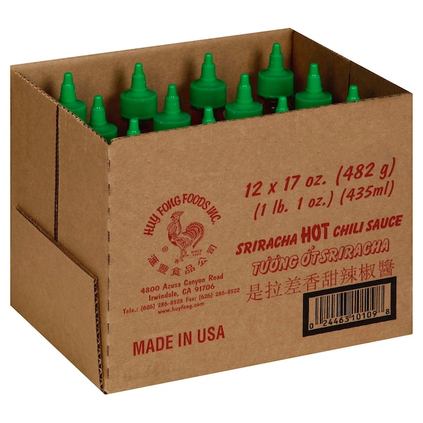 Huy Fong Huy Fong Sriracha Chili Sauce 17 oz., PK12 - HF SR17
