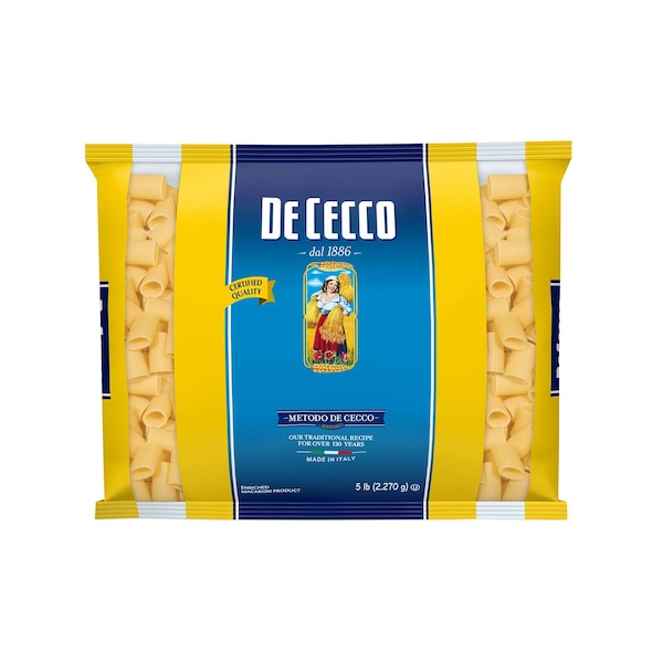 De Cecco De Cecco No. 26 Mezzi Rigatoni 5lbs Bag, PK4 - VSA8026