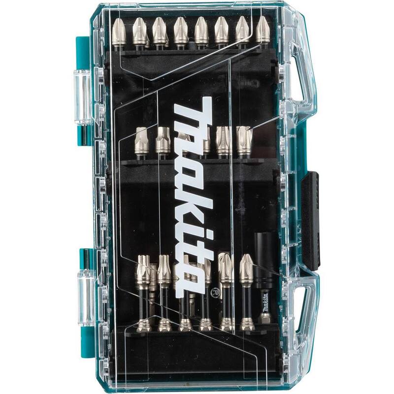 Juego de brocas para taladro de destornillador de acero de aleación clasificado para impacto Makita IMPACT XPS (35 piezas) - E-01666