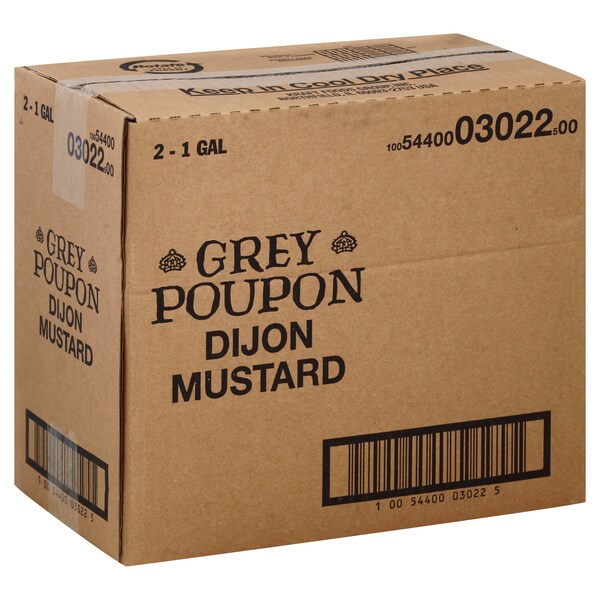 Grey Poupon Dijon Mustard Classic 1 gal., PK2 - 10054400030225