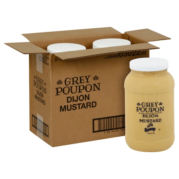 Grey Poupon Dijon Mustard Classic 1 gal., PK2 - 10054400030225