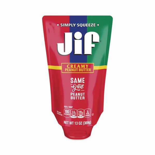 Jif Creamy Peanut Butter Pouch, 13 oz - SMU24545