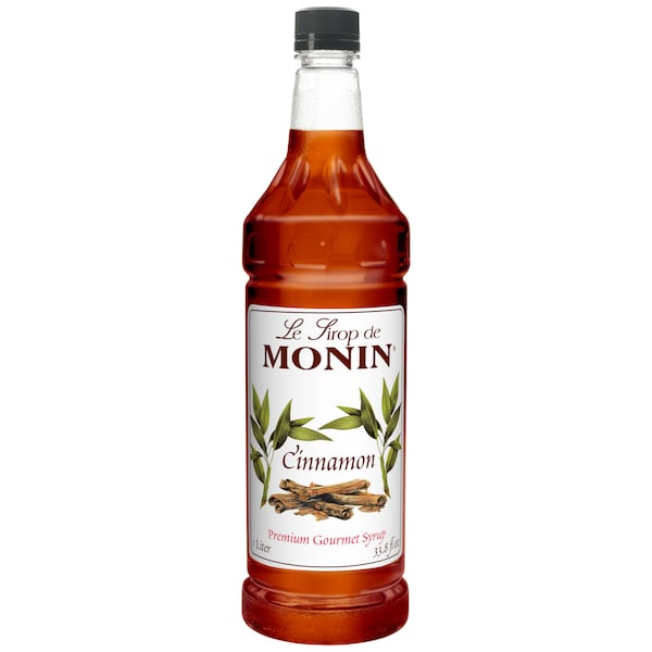 Monin Monin Cinnamon Syrup 1 Liter Bottle, PK4 - M-FR012F