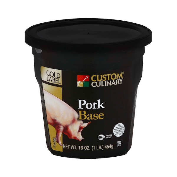Gold Label Gold Label No MSG Added Pork Base Paste 1lbs Tub, PK6 - 95701EGLD