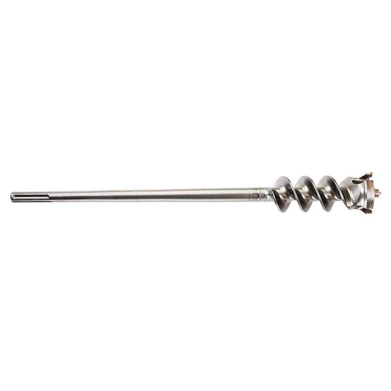 Bosch 2-1/2 pulgadas x 18 pulgadas x 24 pulgadas Broca de martillo rotativo SDS-Max con orificio pasante de carburo para perforación de concreto - HC6521