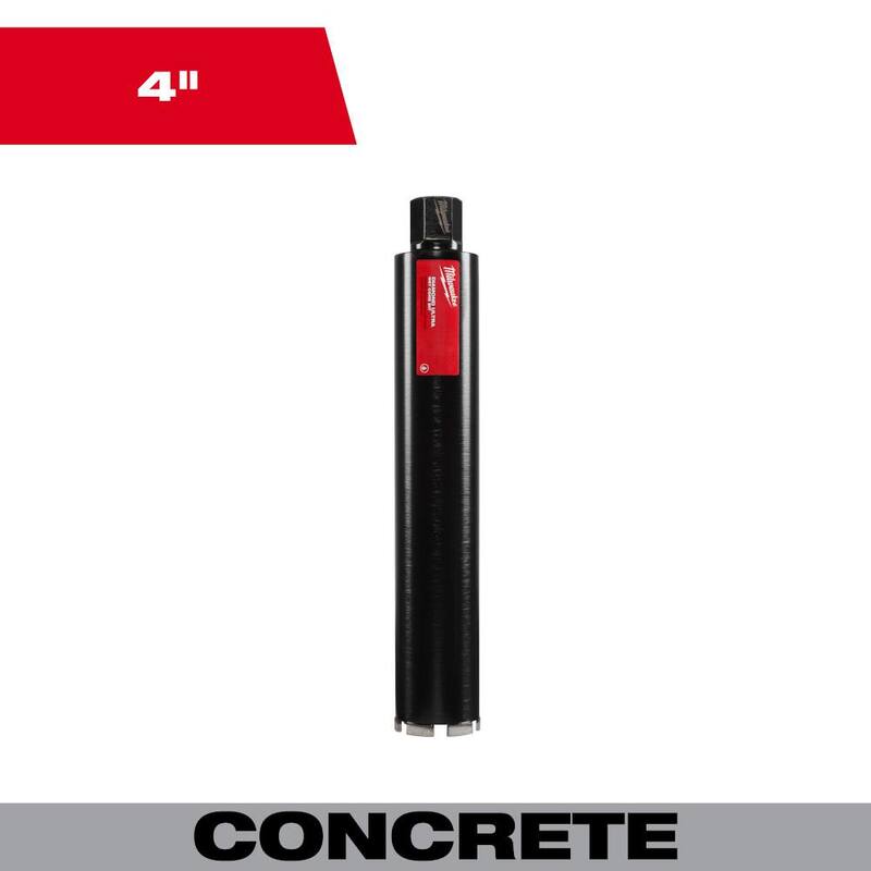 Broca húmeda de diamante ultra de 4 pulgadas de Milwaukee - 48-17-5040