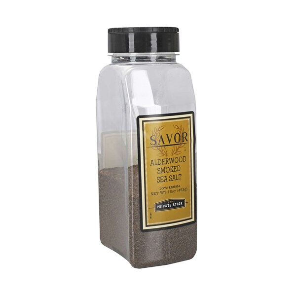 Savor Imports Savor Imports Alderwood Smoked Sea Salt 1lbs, PK6 - 665804