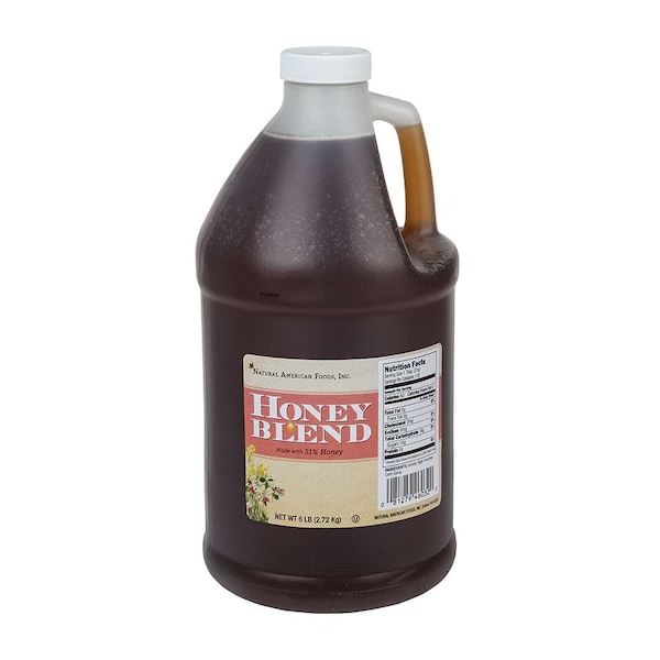 Natural American Foods 6lbs Honey Blend, PK4 - F402