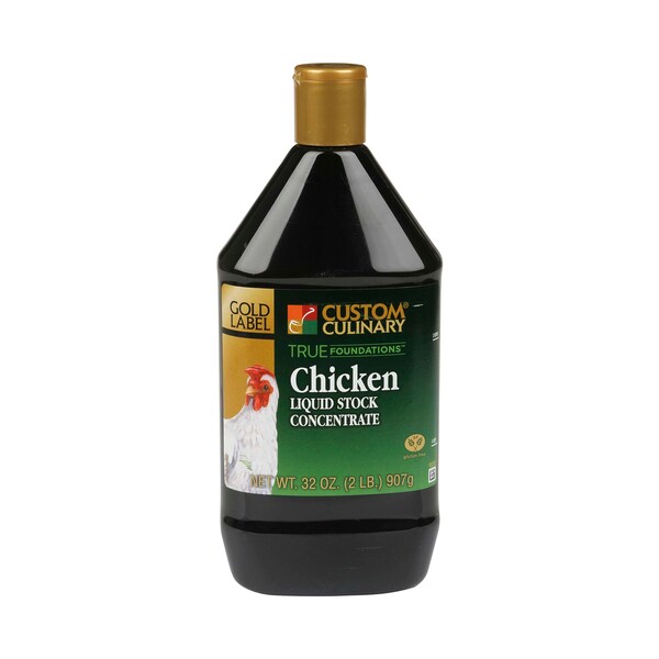 Gold Label True Foundations Added Liquid Chicken Stock Concentrate 2lbs, PK6 - 68091AGLD