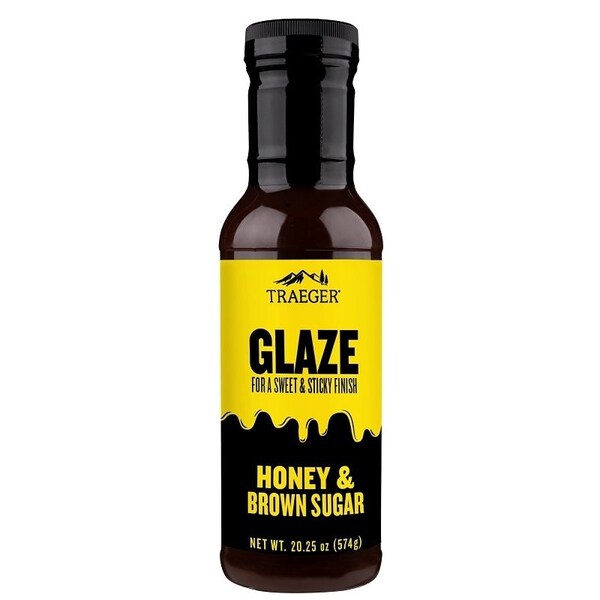 Traeger Barbeque Glaze, Brown Sugar, Honey Flavor, 12 oz Bottle - GLZ001