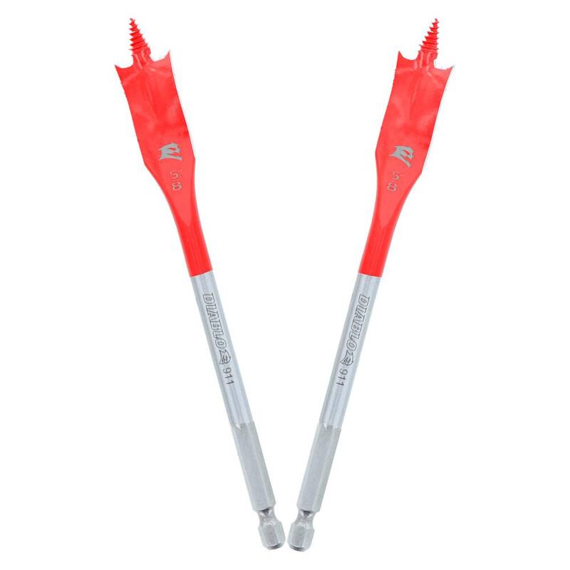 DIABLO 5/8 in. x 6 in. Broca de pala SPEEDemon de acero de alta velocidad (paquete de 2) - DSP2070-P2