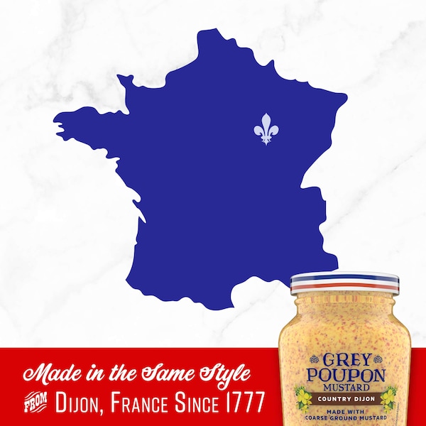 Grey Poupon Mustard Grey Poupon Country 8 oz., PK12 - 10054400000402