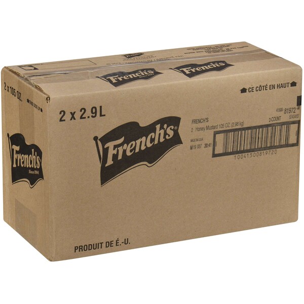 Frenchs French's Honey Mustard 105 oz. Jug, PK2 - 81972