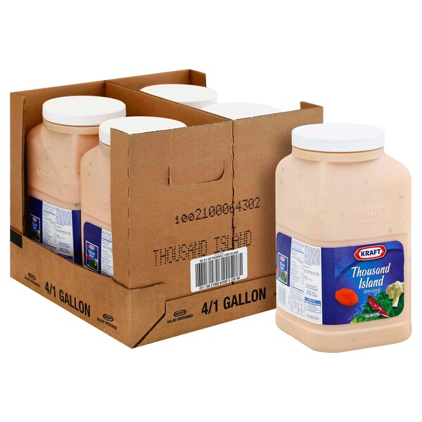 Kraft Kraft Thousand Island Pourable Dressing 1 gal., PK4 - 10021000643025