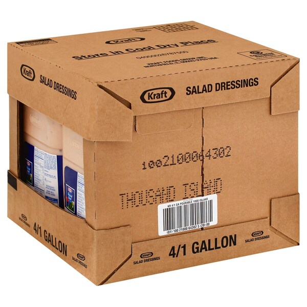 Kraft Kraft Thousand Island Pourable Dressing 1 gal., PK4 - 10021000643025