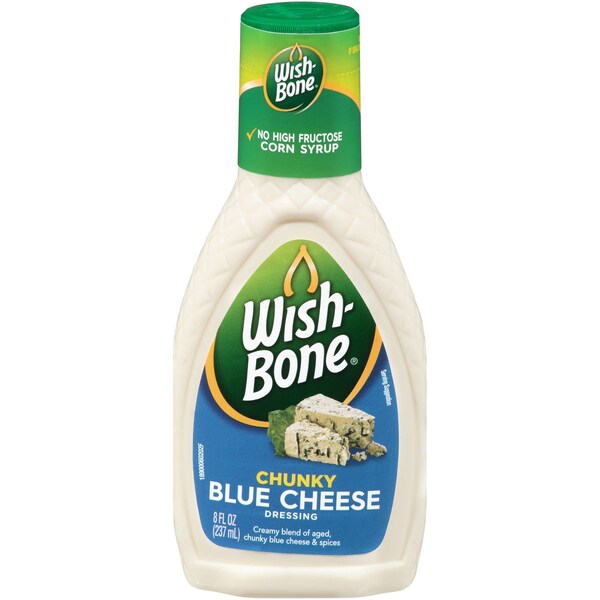 Wish-Bone Wishbone Chunky Blue Cheese 8 fl. oz., PK12 - 4132100602