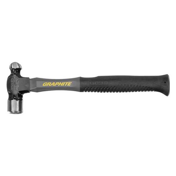 Stanley 16 oz. Ball Peen Hammer, 12 3/4 in L Graphite Handle, Steel Head - 54-716