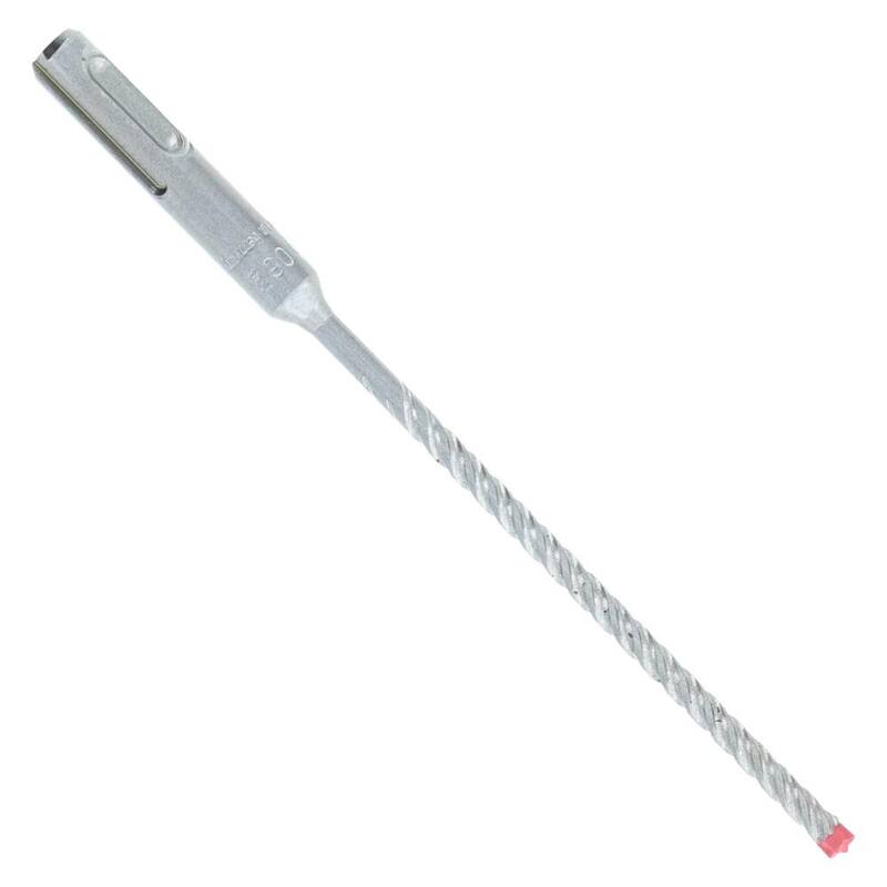 DIABLO 3/16 in. x 4 in. x 6 in. Entrepiso Demonio SDS-Plus 4-Cortador Cabeza completa de carburo Broca para martillo (1 pieza) - DMAPL4040