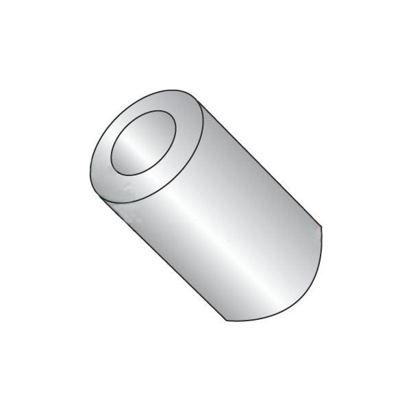 Newport Fasteners Round Spacer, #12 Screw Size, Plain Stainless Steel, 3/4 in Overall Lg, 0.218 in Inside Dia, 100 PK - 244506