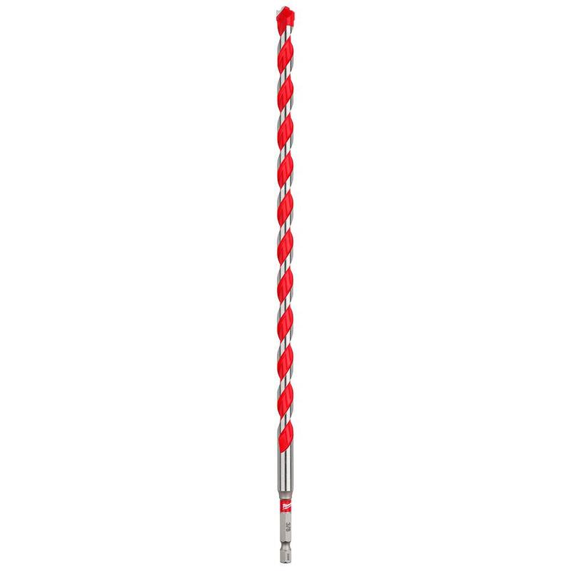 Broca de carburo para taladro de percusión Milwaukee 3/8 pulg. x 10 pulg. x 12 pulg. - 48-20-9022