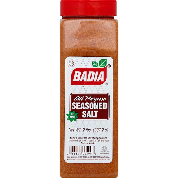 Badia Seasoned Salt 2lbs, PK6 - 00033844905996