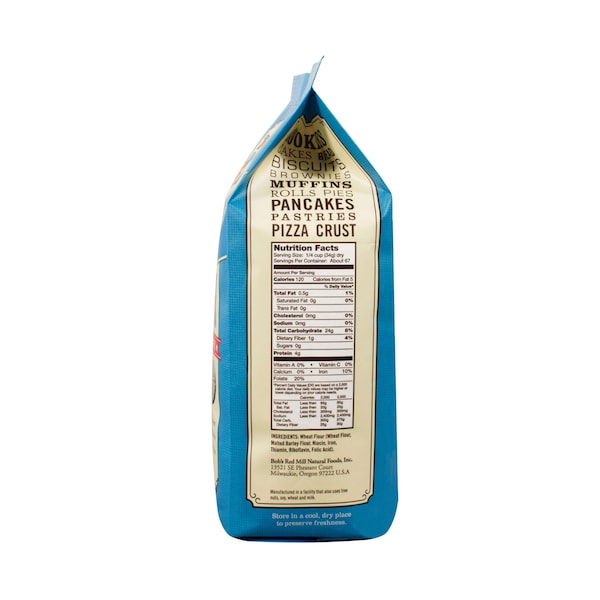 Bobs Red Mill Natural Foods Bob's Red Mill Unbleached White All-Purpose Flour 5lbs Bag, PK4 - 1560C054