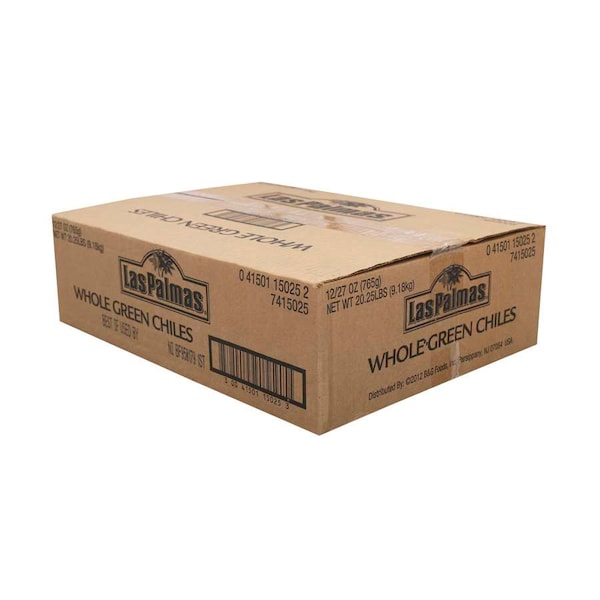 Las Palmas Las Palmas Whole Green Chilis 27 oz., PK12 - 7415025
