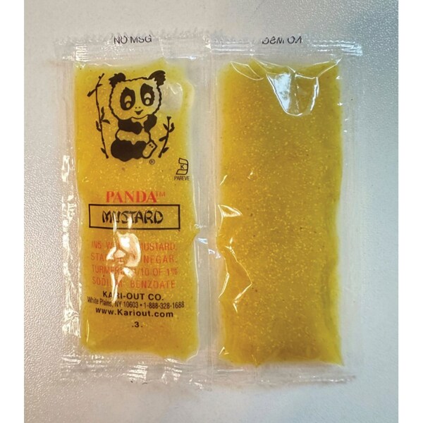 Kari-Out Sauce, Mustard, 9 g Packet, 450/Carton, 450PK - 0000003