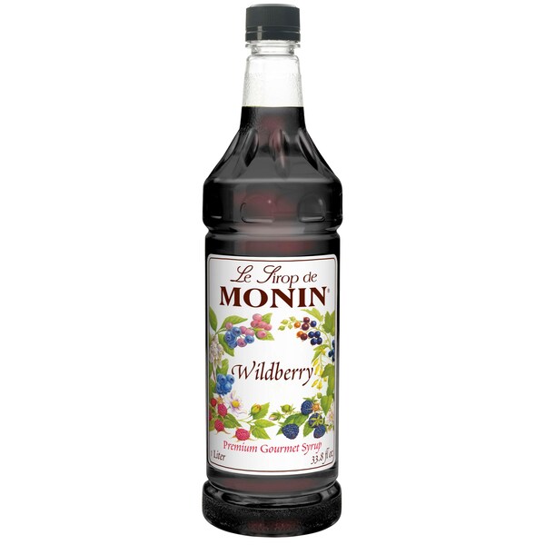 Monin Monin Wildberry Syrup 1 Liter Bottle, PK4 - M-FR114F
