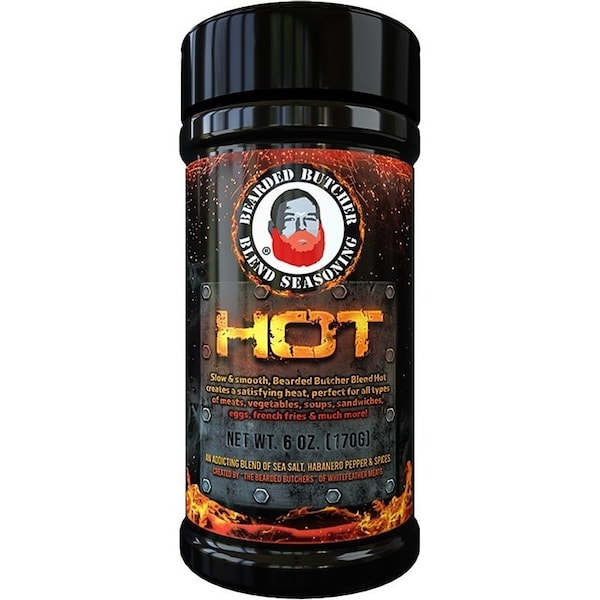Bearded Butcher Hot-6OZ Seasoning, Hot Blend, 6 oz - BB-0437