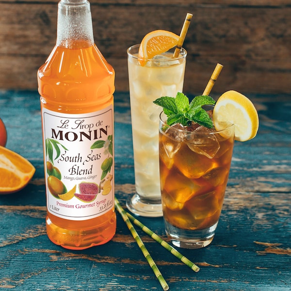 Monin Monin South Seas Blend Syrup 1 Liter Bottle, PK4 - M-FR219F
