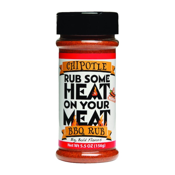 Rub Some Heat On Your Meat RUB SOME HEAT ON YOUR MEAT Chipotle BBQ Rub 5.5 oz - OW85020-6
