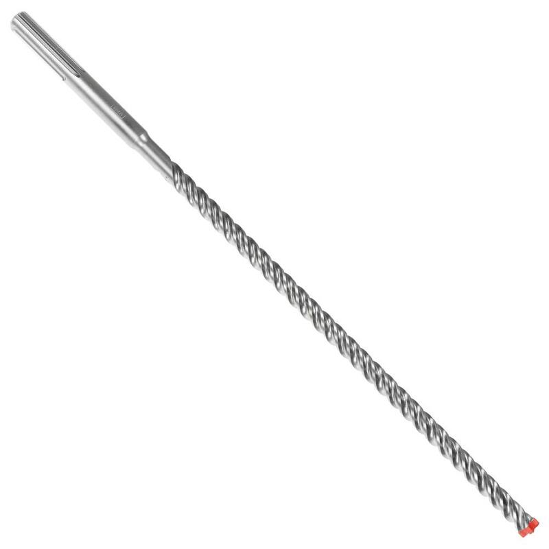 DIABLO 5/8 pulg. x 16 pulg. x 21 pulg. Barra de refuerzo Demon SDS-Max con cabeza de carburo completo y broca para martillo de 4 cortadores - DMAMX1100