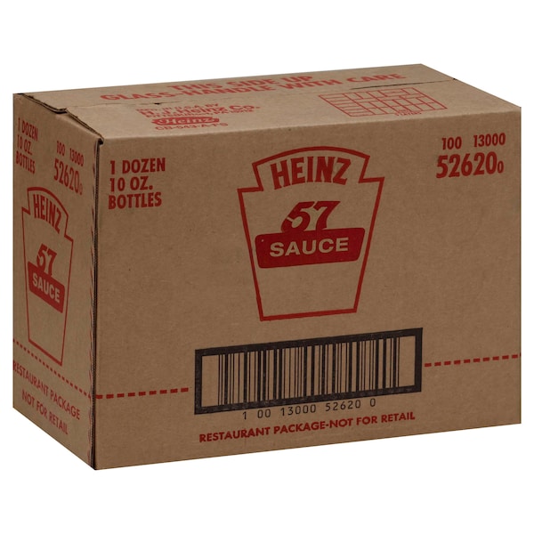 Heinz Heinz Food Service Glass Bottle 57 Sauce 10 oz., PK12 - 10013000526200