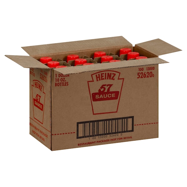 Heinz Heinz Food Service Glass Bottle 57 Sauce 10 oz., PK12 - 10013000526200