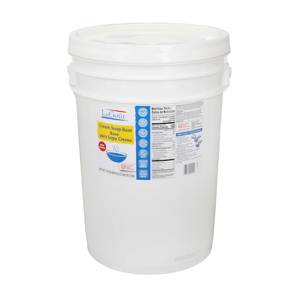 Legout Legout Bases/Bouillions Cream Soup Base Gluten Free 22.5lbs - 84129607