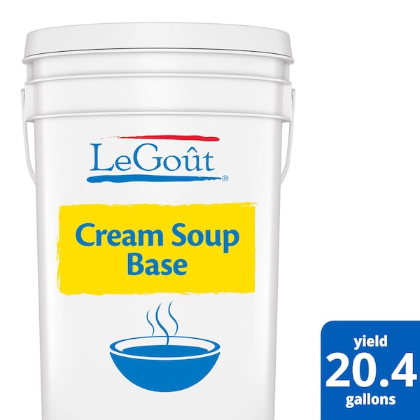 Legout Legout Bases/Bouillions Cream Soup Base Gluten Free 22.5lbs - 84129607