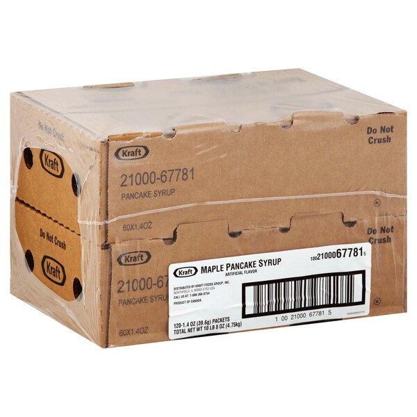 Kraft Kraft Table Syrup 1.4 oz. Cup, PK120 - 10021000677815