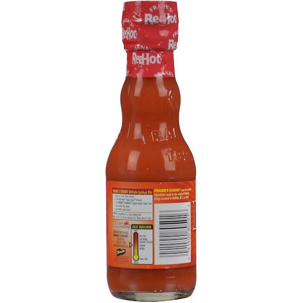 Franks Redhot Glass Bottle Original Cayenne Pepper Sauce 5 fl. oz., PK24 - 80551