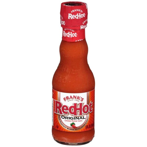 Franks Redhot Glass Bottle Original Cayenne Pepper Sauce 5 fl. oz., PK24 - 80551