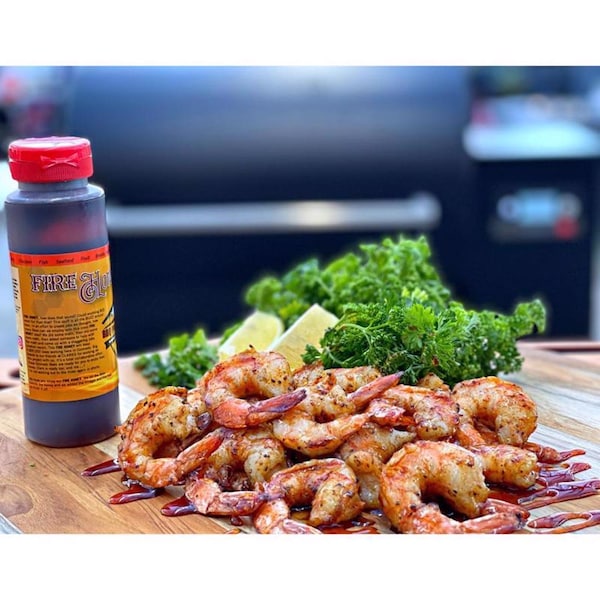 5280 Culinary Chef J's BBQ Provisions Sweet and Spicy Fire Honey 12 oz - FIRE HONEY 12OZ