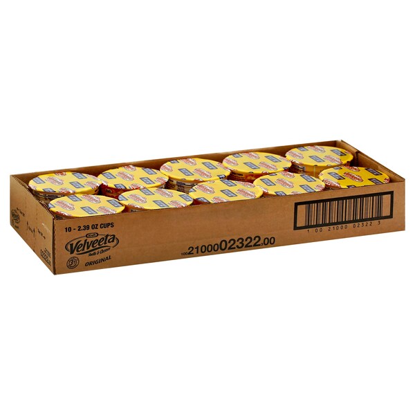 Velveeta Shells And Cheese Original Cups 2.39 oz., PK10 - 10021000023223