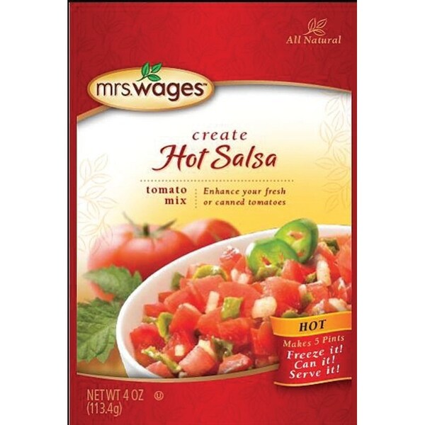 Mrs. Wages Tomato Canning Mix, 4 oz Pouch - W753-J7425