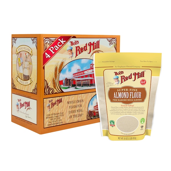 Bobs Red Mill Natural Foods Bob's Red Mill Gluten Free Almond Flour 16 oz. Bag, PK4 - 4999S164