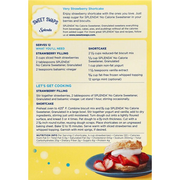 Splenda Splenda Granular 3.8 oz., PK6 - SP82100300